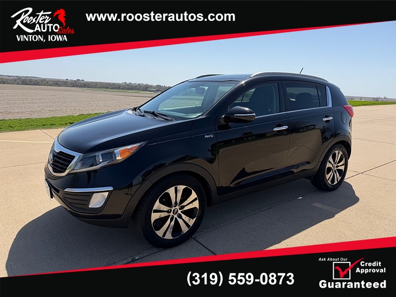 Used 2013  Kia Sportage 4d SUV AWD EX at Rooster Auto Sales near Vinton&comma; IA