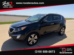 Used 2013  Kia Sportage 4d SUV AWD EX at Rooster Auto Sales near Vinton&comma; IA