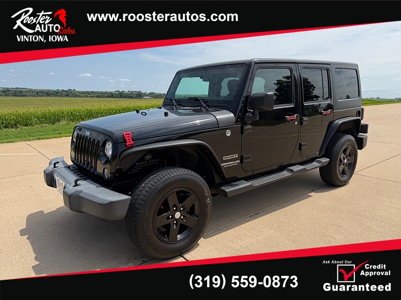 Used 2017  Jeep Wrangler Unlimited 4d Convertible Sport at Rooster Auto Sales near Vinton&comma; IA