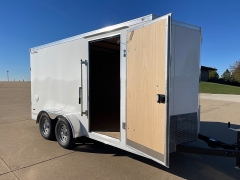 New 2026  Haul About Bobcat Enclosed 7x14 Trailer at Rooster Auto Sales near Vinton, IA