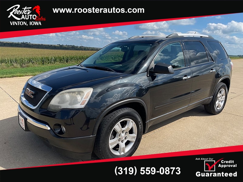 Used 2012  GMC Acadia 4d SUV AWD SLE at Rooster Auto Sales near Vinton, IA