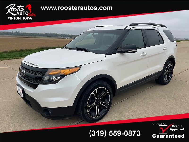 Used 2015  Ford Explorer 4d SUV 4WD Sport at Rooster Auto Sales near Vinton, IA