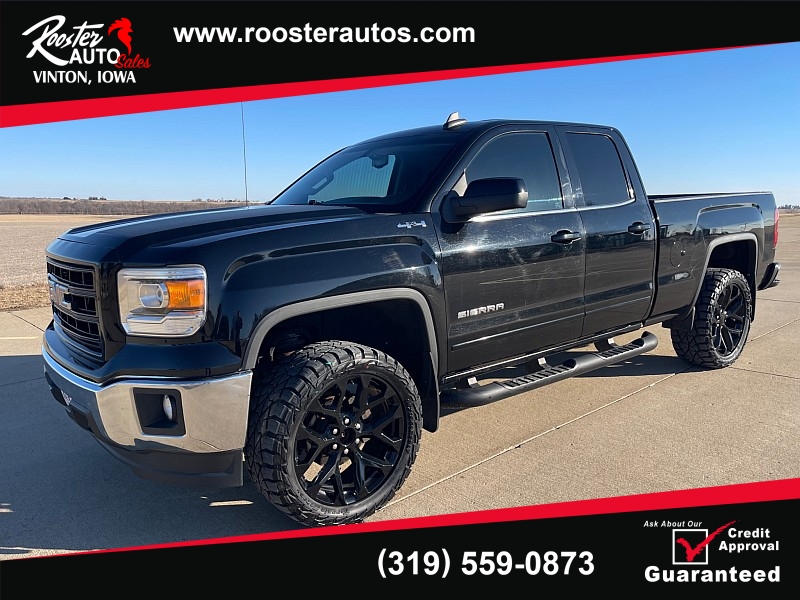 Used 2015  GMC Sierra 1500 4WD Double Cab SLE at Rooster Auto Sales near Vinton&comma; IA