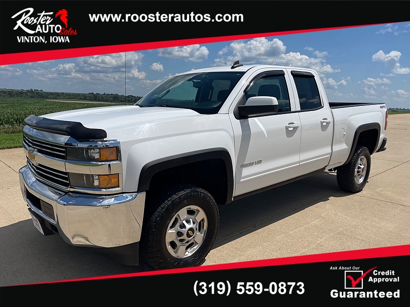 Used 2015  Chevrolet Silverado 2500 4WD Double Cab LT at Rooster Auto Sales near Vinton, IA