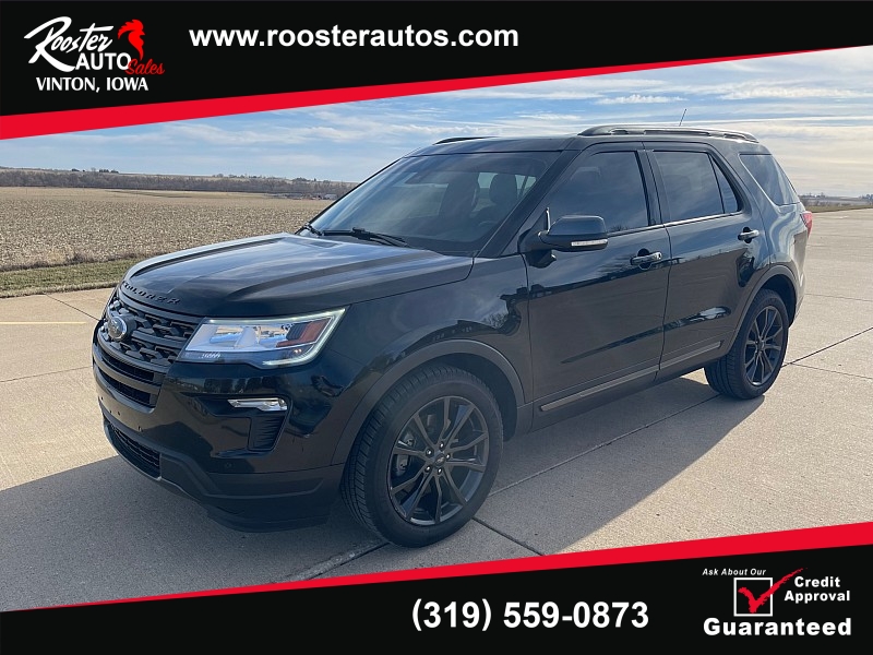 Used 2019  Ford Explorer 4d SUV 4WD XLT V6 at Rooster Auto Sales near Vinton, IA