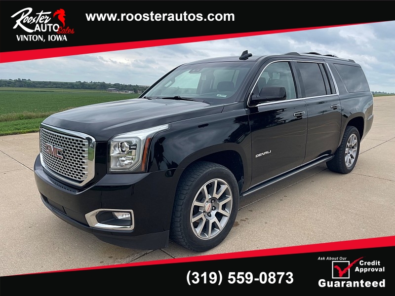 Used 2015  GMC Yukon XL 4d SUV 4WD Denali at Rooster Auto Sales near Vinton, IA
