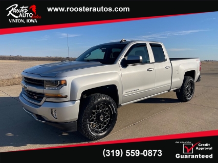 Used 2016 Chevrolet Silverado 1500 4WD Double Cab LT Z71 at Rooster Auto Sales near Vinton, IA