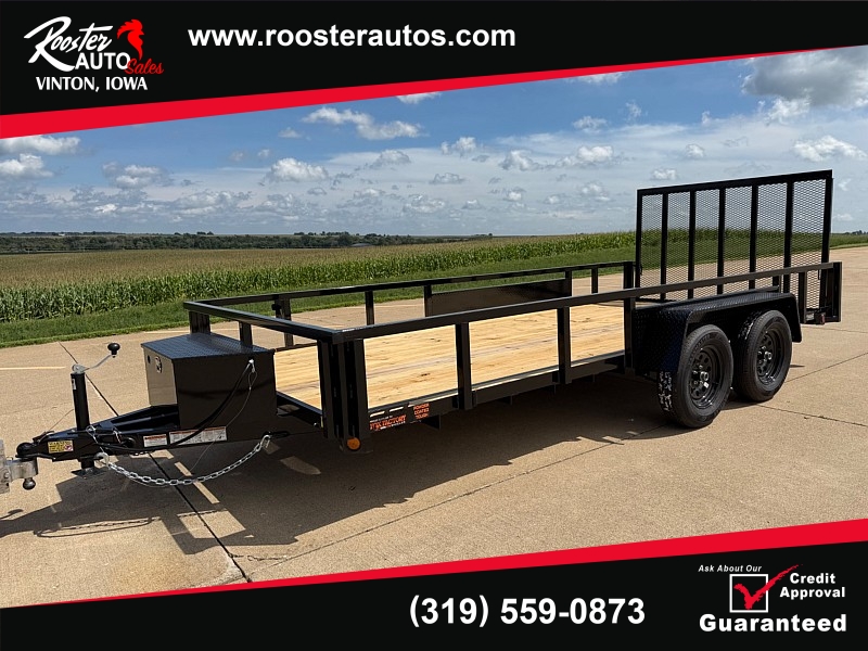 New 2027  Quality Steel Utility Trailer at Rooster Auto Sales near Vinton&comma; IA