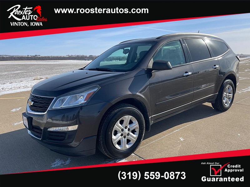 Used 2016  Chevrolet Traverse 4d SUV AWD LS at Rooster Auto Sales near Vinton&comma; IA