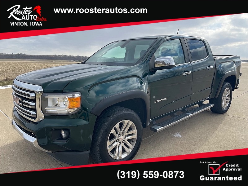 Used 2016  GMC Canyon 4WD Crew Cab SLT at Rooster Auto Sales near Vinton, IA