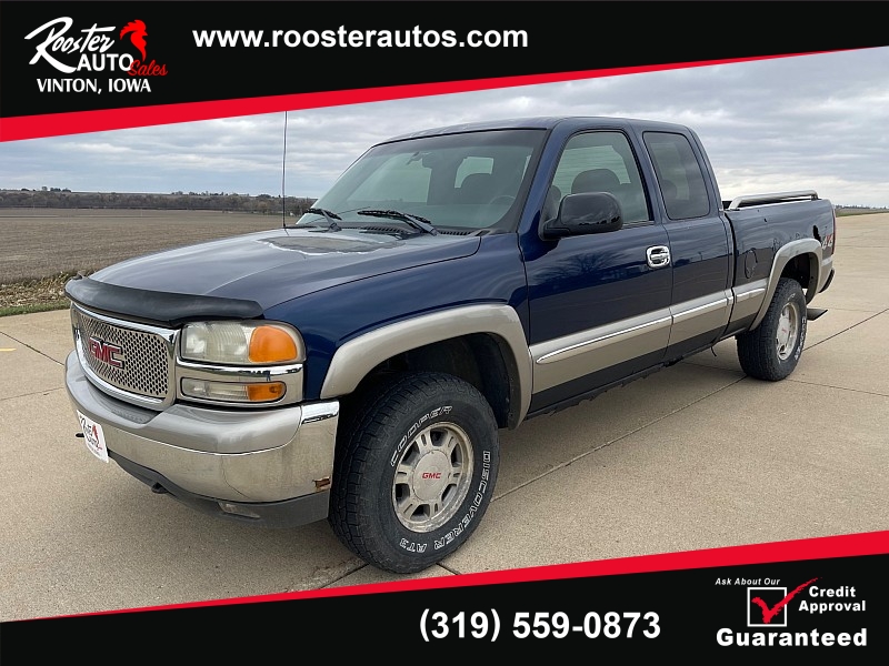 Used 2001  GMC Sierra 1500 4WD Ext Cab SLE at Rooster Auto Sales near Vinton, IA
