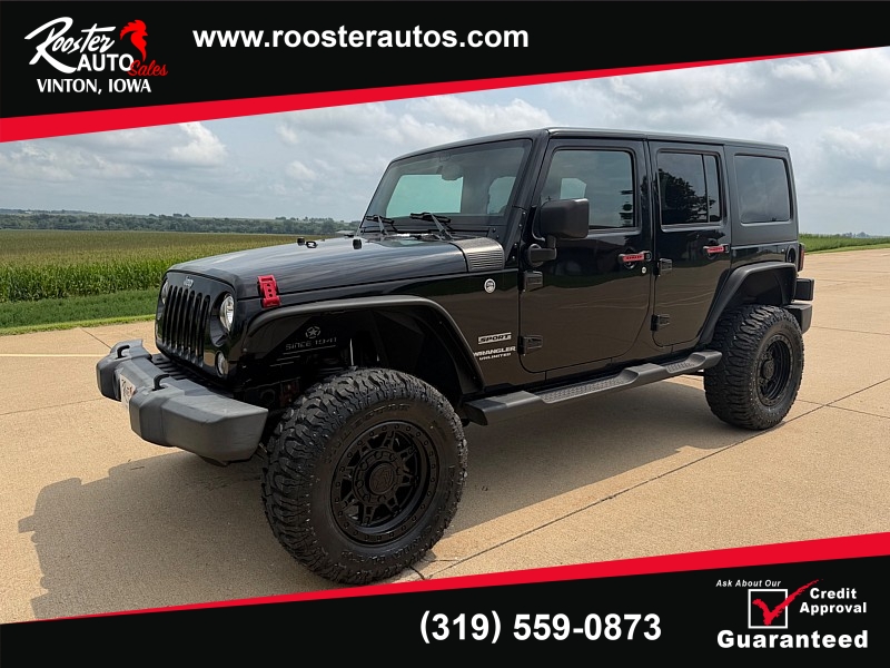 Used 2017  Jeep Wrangler Unlimited 4d Convertible Sport at Rooster Auto Sales near Vinton&comma; IA