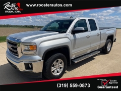 Used 2014 GMC Sierra 1500 4WD Double Cab SLE at Rooster Auto Sales near Vinton, IA