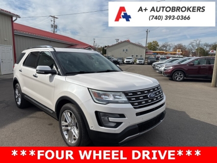 Used 2017 Ford Explorer 4d SUV 4WD Limited at A+ Autobrokers near Mt. Vernon, OH