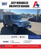  2017 Jeep Wrangler Unlimited 4d Convertible Sahara at A+ Autobrokers near Mt. Vernon, OH