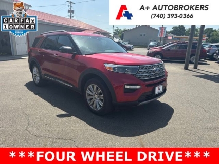Used 2020 Ford Explorer 4d SUV 4WD Limited 2.3L EcoBoost at A+ Autobrokers near Mt. Vernon, OH