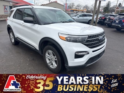 Used 2020 Ford Explorer 4d SUV 4WD XLT 2.3L EcoBoost at A+ Autobrokers near Mt. Vernon, OH