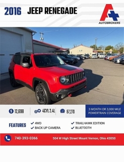 2016 Jeep Renegade Trailhawk