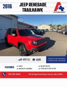  2016 Jeep Renegade 4d SUV 4WD Trailhawk at A+ Autobrokers near Mt. Vernon, OH