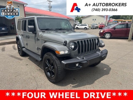 Used 2021 Jeep Wrangler Unlimited Sahara Altitude 4x4 at A+ Autobrokers near Mt. Vernon, OH