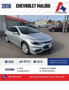 2018 Chevrolet Malibu 4d Sedan LT at A+ Autobrokers near Mt. Vernon, OH