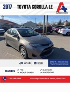  2017 Toyota Corolla 4d Sedan LE at A+ Autobrokers near Mt. Vernon, OH