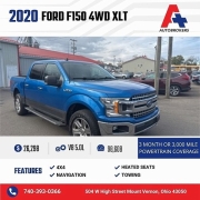  2020 Ford F-150 4WD SuperCrew XLT 5 1/2 at A+ Autobrokers near Mt. Vernon, OH
