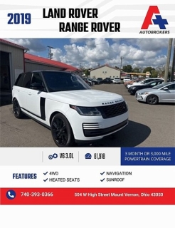2019 Land Rover Range Rover