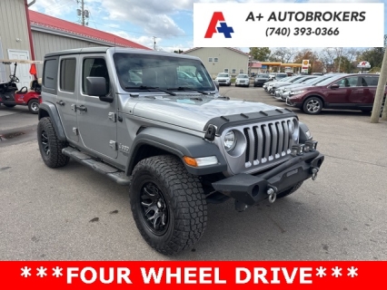Used 2018 Jeep Wrangler Unlimited 4d SUV 4WD Sport at A+ Autobrokers near Mt. Vernon, OH