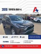  2019 Toyota RAV4 4d SUV AWD LE at A+ Autobrokers near Mt. Vernon, OH