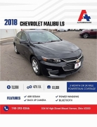  2018 Chevrolet Malibu 4d Sedan LS at A+ Autobrokers near Mt. Vernon, OH
