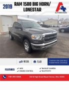 2019 Ram 1500 4WD Crew Cab Big Horn/Lone Star at A+ Autobrokers near Mt. Vernon, OH