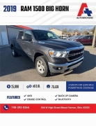  2019 Ram 1500 4WD Crew Cab Big Horn/Lone Star at A+ Autobrokers near Mt. Vernon, OH