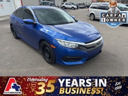 Used 2018 Honda Civic Sedan 4d LX CVT at A+ Autobrokers near Mt. Vernon, OH