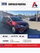 2018 Chrysler Pacifica 4d Wagon Touring L at A+ Autobrokers near Mt. Vernon, OH