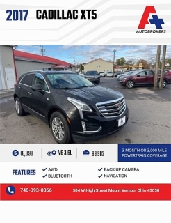 2017 Cadillac XT5 Luxury