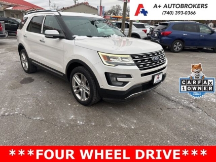 Used 2017 Ford Explorer 4d SUV 4WD Limited at A+ Autobrokers near Mt. Vernon, OH