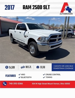 2017 RAM Ram 2500 Pickup SLT