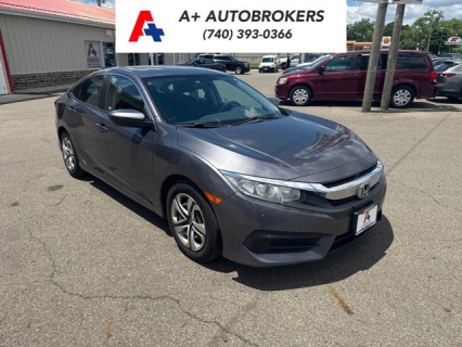 Used 2016 Honda Civic Sedan 4d LX CVT at A+ Autobrokers near Mt. Vernon, OH