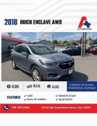  2018 Buick Enclave 4d SUV AWD Essence at A+ Autobrokers near Mt. Vernon, OH