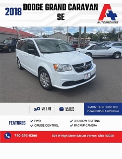 2018 Dodge Grand Caravan SE
