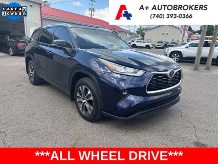 Used 2020 Toyota Highlander 4d SUV AWD XLE at A+ Autobrokers near Mt. Vernon, OH