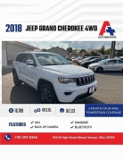  2018 Jeep Grand Cherokee 4d SUV 4WD Limited V6 at A+ Autobrokers near Mt. Vernon, OH