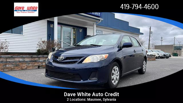 Used 2011  Toyota Corolla 4d Sedan LE at Dave White Auto Credit near Maumee, OH