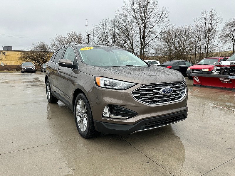 Used 2019  Ford Edge 4d SUV AWD Titanium at Best Choice Motors near Lafayette, IN