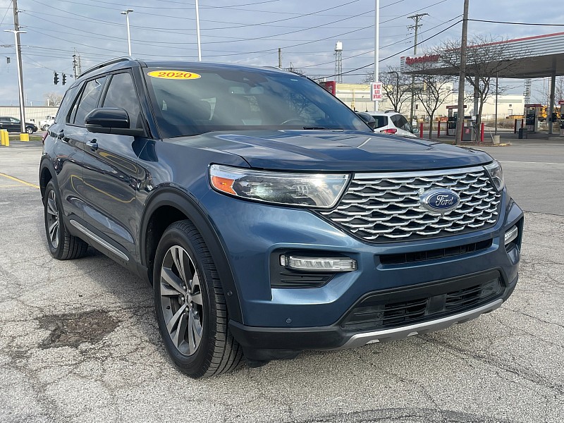 Used 2020  Ford Explorer 4d SUV 4WD Platinum 3.0L EcoBoost at Best Choice Motors near Lafayette, IN