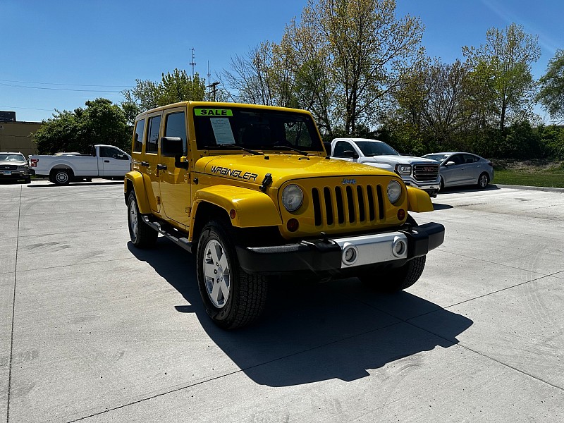 Used 2011  Jeep Wrangler Unlimited 4d Convertible Sahara at Best Choice Motors near Lafayette, IN
