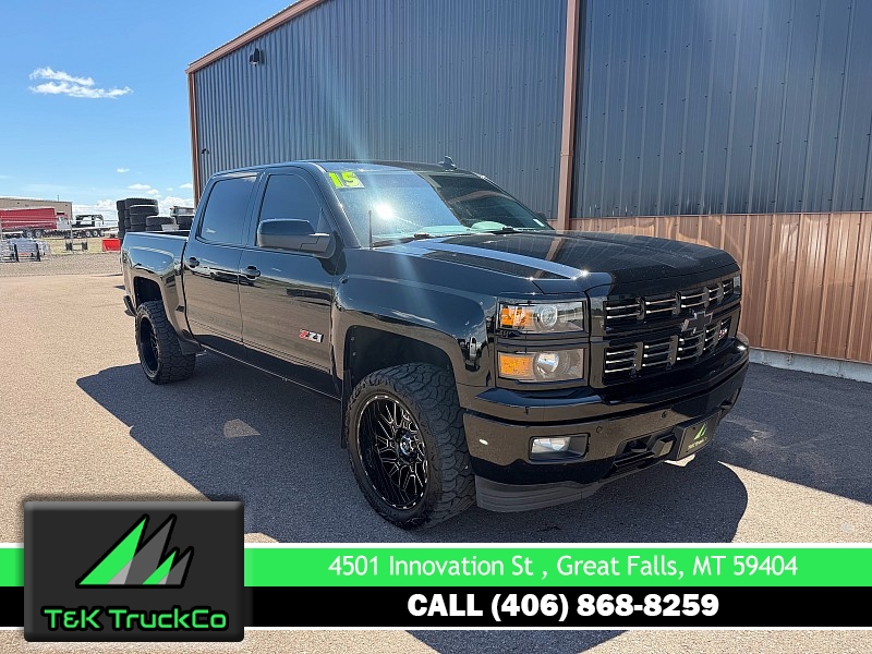 Used 2015  Chevrolet Silverado 1500 4WD Crew Cab LTZ Z71 at T&K TruckCo near Great Falls&comma; MT
