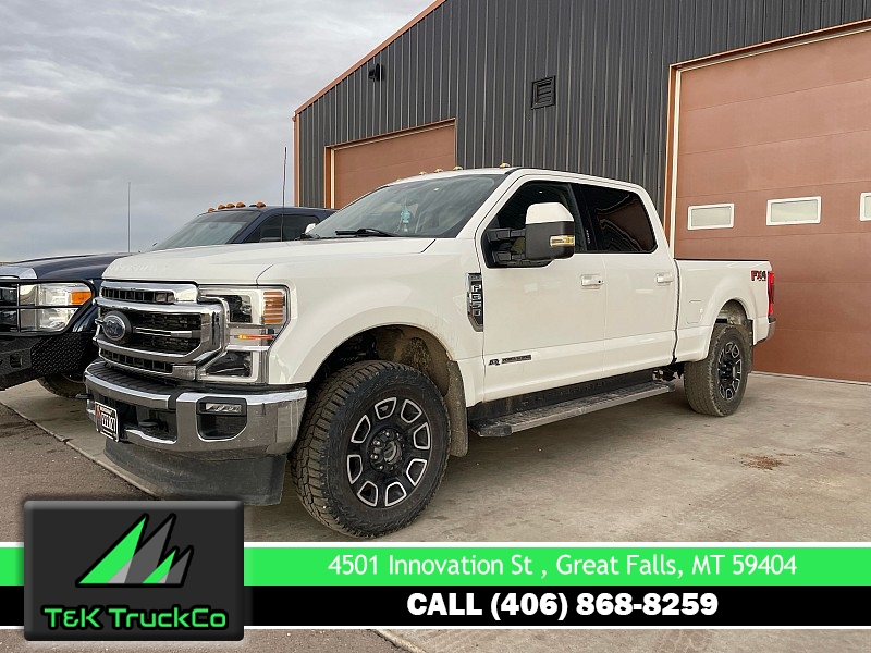 Used 2022  Ford Super Duty F-350 4WD LARIAT Crew Cab SRW 6.75' Box at T&K TruckCo near Great Falls, MT