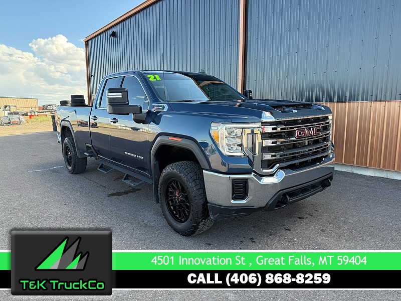 Used 2021  GMC Sierra 2500HD 4WD Crew Cab 172" SLE Gas at T&K TruckCo near Great Falls, MT